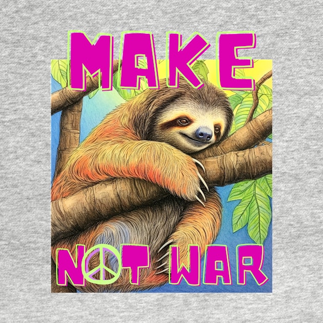 Make Sloth Not War by Mazuman